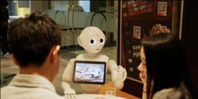 MasterCard разработва първото приложение за търговия  за хуманоидния робот „Пепър” на СофтБанк Роботикс