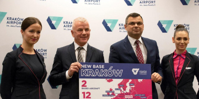 Wizz Air открива нова база в Краков