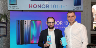 HONOR представи официално перфектния селфи смартфон – HONOR 10 Lite, и стилния HONOR Watch в България