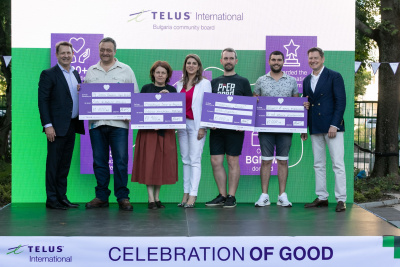 TELUS International Bulgaria отбеляза 10 години от старта на доброволческата инициатива TELUS Дни на подкрепа