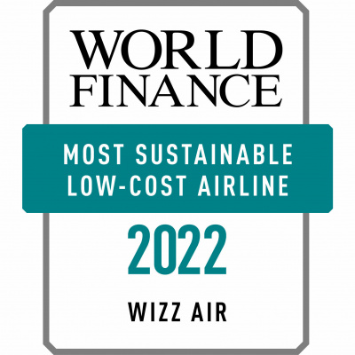 Wizz Air е най-устойчивата нискотарифна авиокомпания според World Finance Sustainability Awards 2022