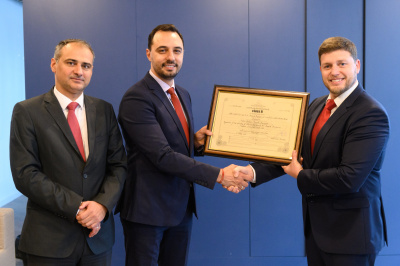 KBC Global Services беше удостоен със сертификат клас А от Българската агенция за инвестиции
