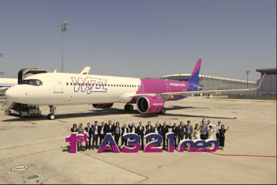 Wizz Air получи първия Airbus А321neo от Китай