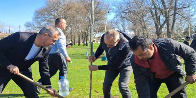 Засаждаха дръвчета в Кукорево