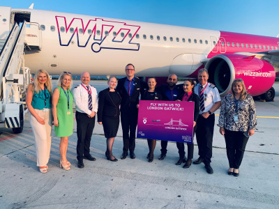 Излетя първият полет на Wizz Air от Варна до Лондон Гетуик