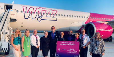 Излетя първият полет на Wizz Air от Варна до Лондон Гетуик