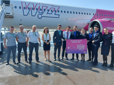 Излетя първият полет на Wizz Air от България до остров Крит