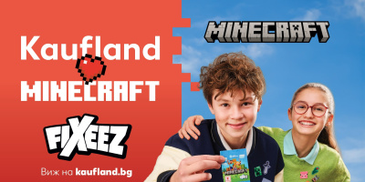 Вселената на Minecraft оживява в Kaufland с колекция от стикери Fixeez